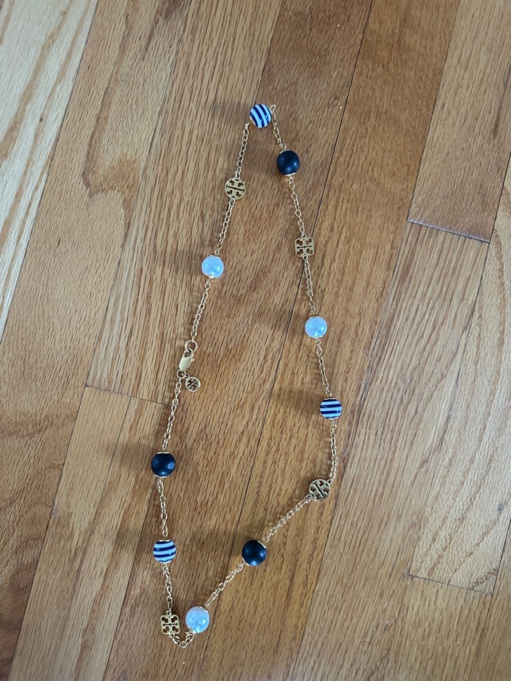 Tory Burch Nautical Pearl Necklace